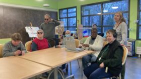 L'équipe des écrivains non voyantes